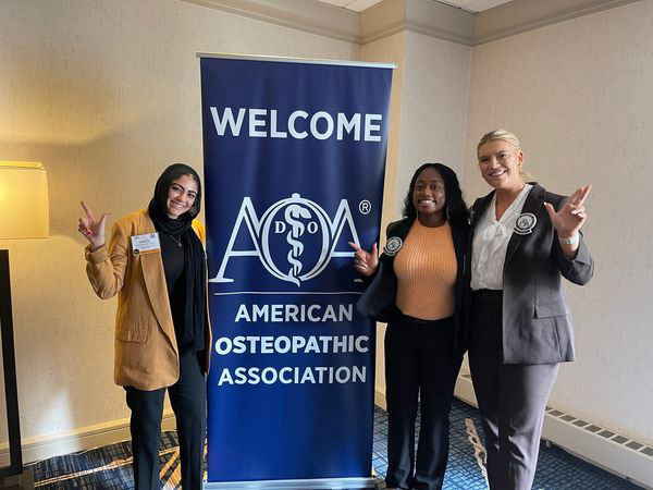 Students representing SOMA and COSGP joined delegates of the Oklahoma Osteopathic Association to vote on resolutions in the AOA House of Delegates.