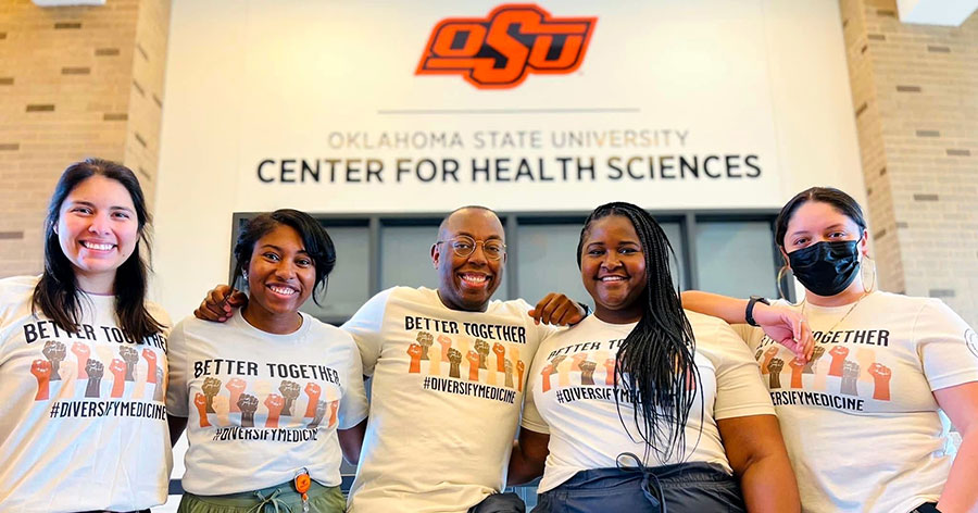 Students celebrate Diversity Month.