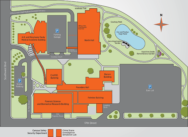 tulsa campus map