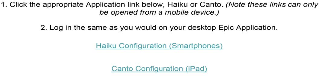 Haiku - Canto Installation Screen